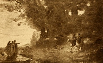 Macbeth meets the Witches. Illus. J. B. C Corrot.