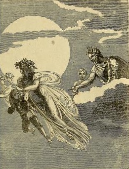 Act 2, Oberon. From An Illustration of Shakespeare by Branston, 1800.