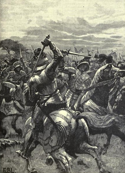 The Battle of Bosworth. From Cassell's History of Endland, Vol.2